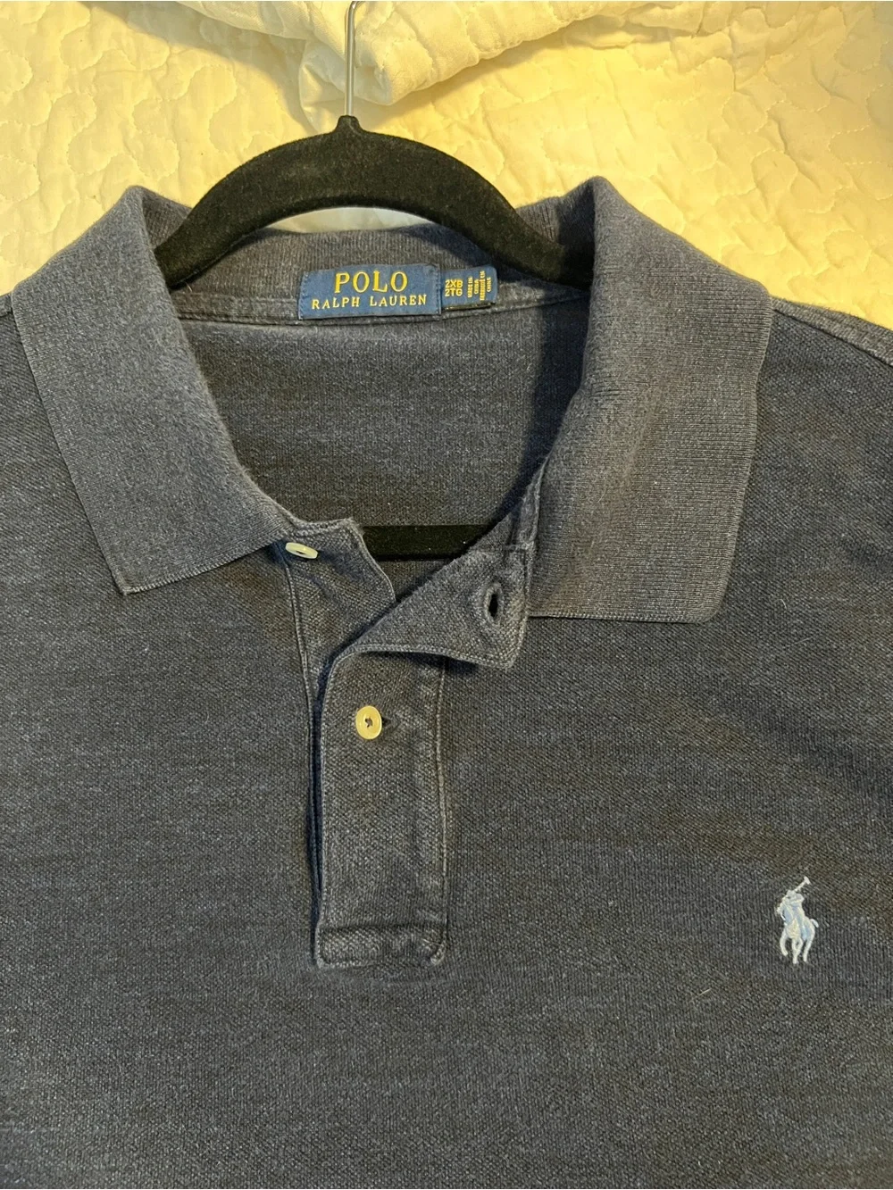 Polo Ralph Lauren Men’s Classic Fit Polo Shirt Navy Blue XXL Preppy Streetwear